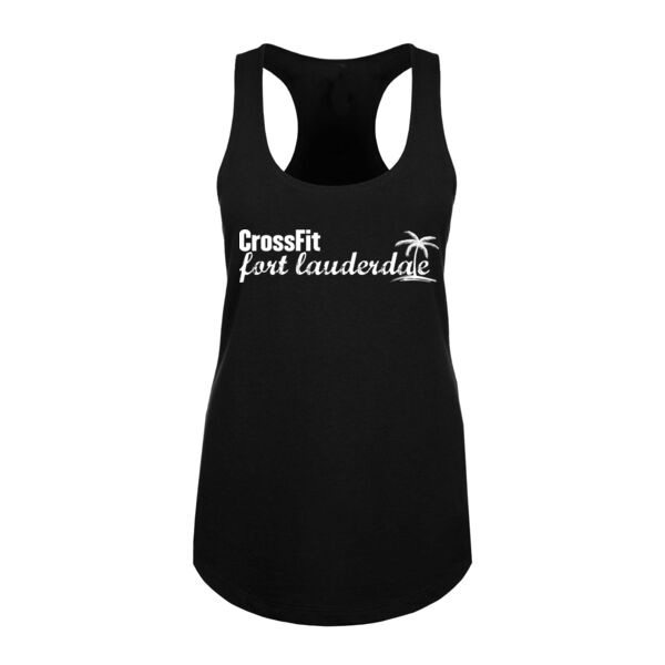 CROSSFIT FORT LAUDERDALE LOGO - WOMEN'S FITTED TANK TOP - $QS3RP7$ Thumbnail